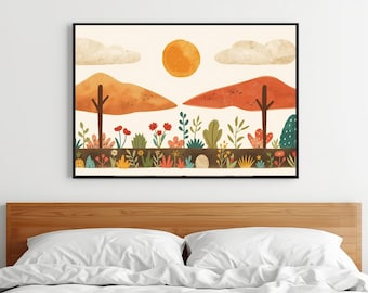 Montessori Wall Art Print, Kids Room, Playroom, Nursery, Living Room Decoration (Digital Download)