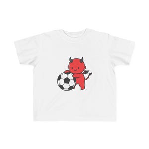 Manchester United Toddler Tee: Little Devil Kid&#39;s Soccer Shirt