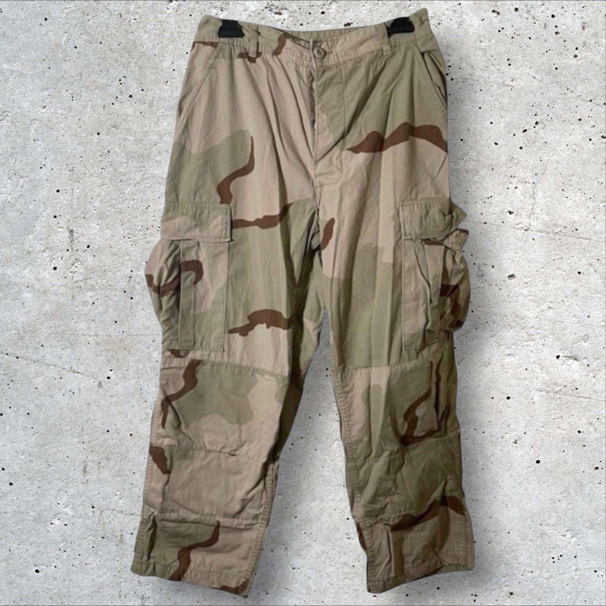 Vintage 1997 BDU Desert Camouflage Pattern Cargo Pants // S - Etsy