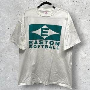 Camiseta blanca vintage de los 90 del torneo de sóftbol Easton OWCA // XL