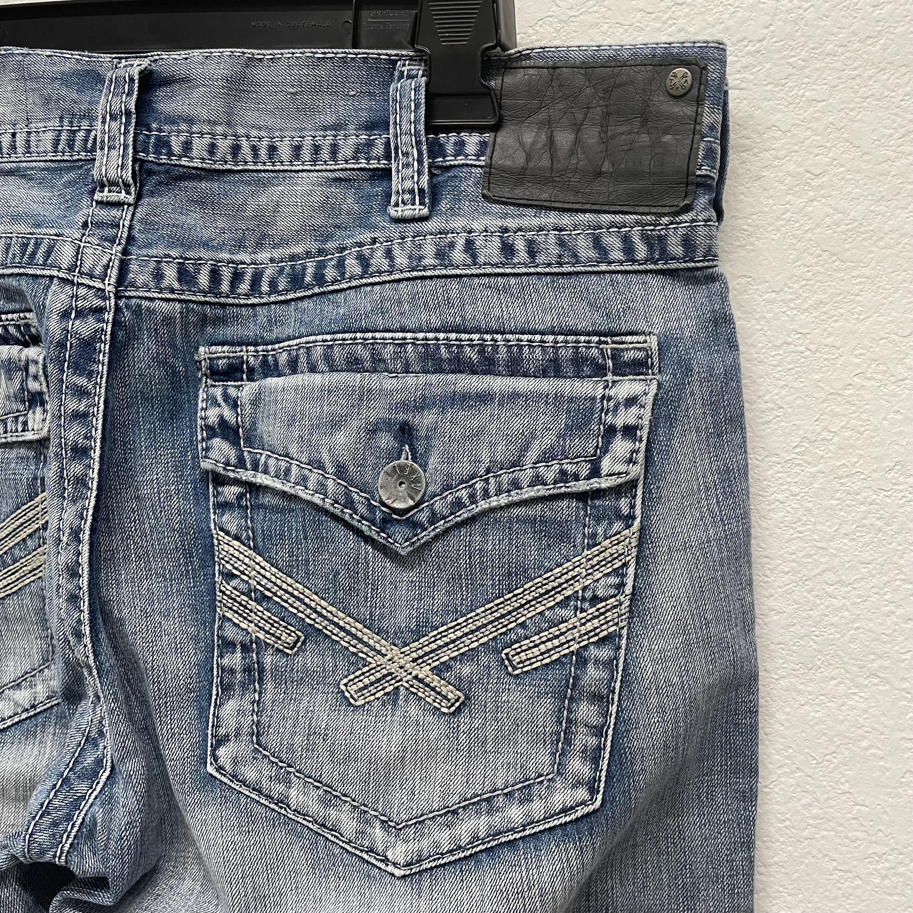 T.K. Axel Wolcott Vintage Bootcut Distressed Jeans Size 33x32 - Etsy