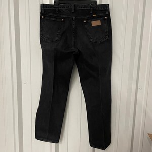 Wrangler Men's Shadow Black Cowboy Cut Original Fit Jeans 13MWZWK // 38x30 image 5