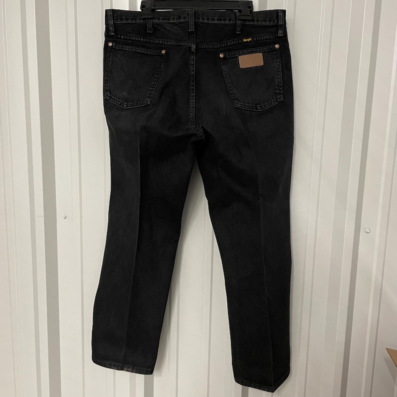 Wrangler Men's Shadow Black Cowboy Cut Original Fit Jeans 13MWZWK // 38x30 image 5