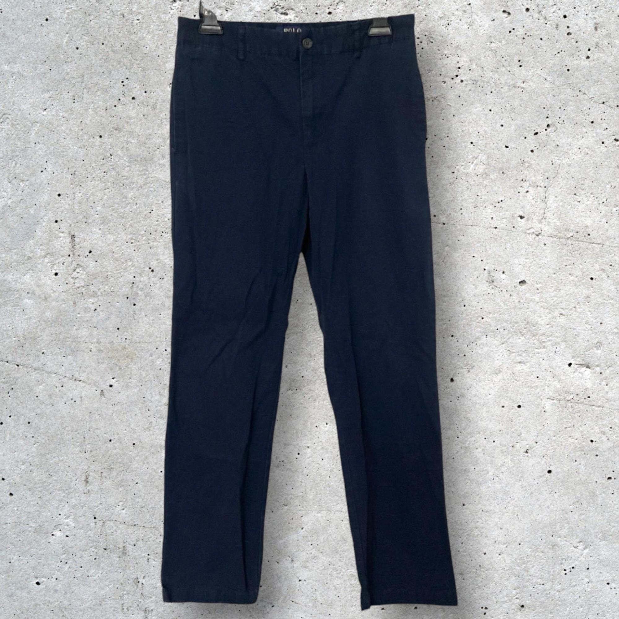 パンツ Ralph Lauren 90s linen silk slacks 90s Ralph Lauren Vintage Silk Linen Pants Slacks Navy