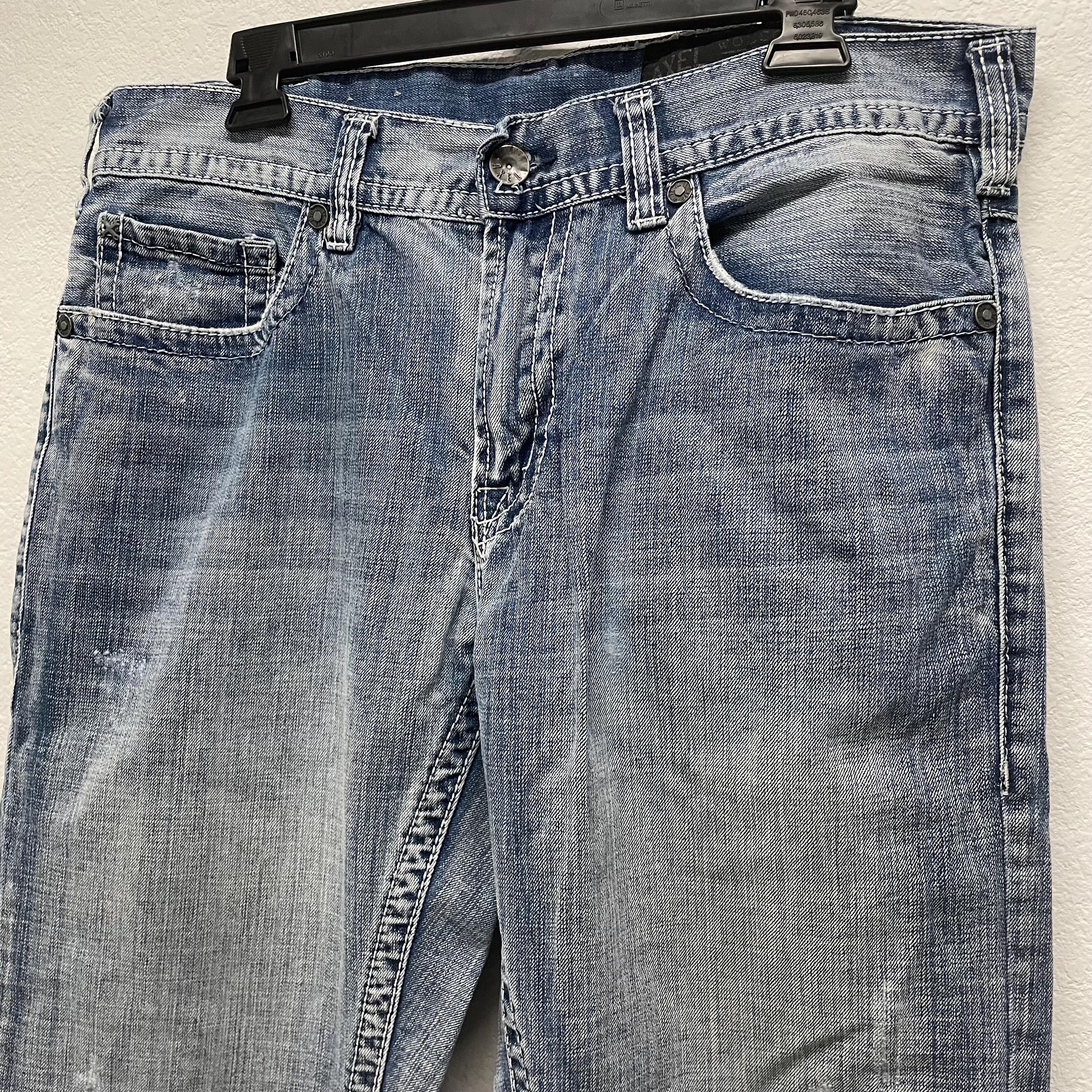 T.K. Axel Wolcott Vintage Bootcut Distressed Jeans Size 33x32 - Etsy