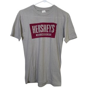Vintage 1980s Hersheys Chocolate Unisex T Shirt Size M