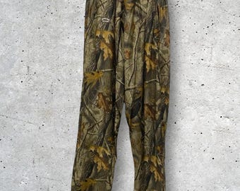 Calça de lã camuflada Spartan Outdoors x Realtree Hardwoods // Tamanho G