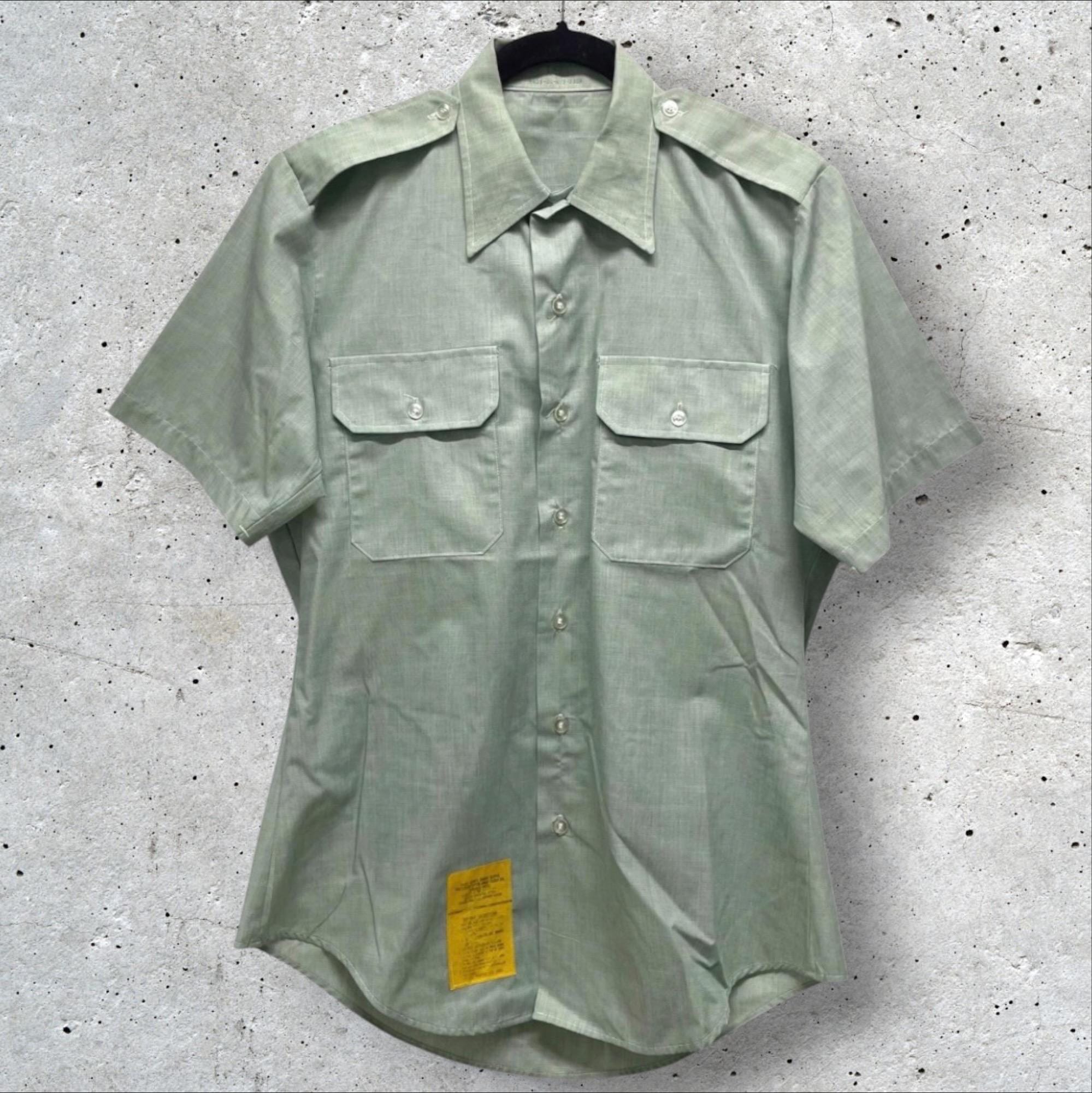 Vintage Military Dress Shirt - Etsy