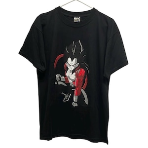 Vintage Y2K Dragon Ball Z Vegeta Super Saiyan Double Sided T Shirt Size L