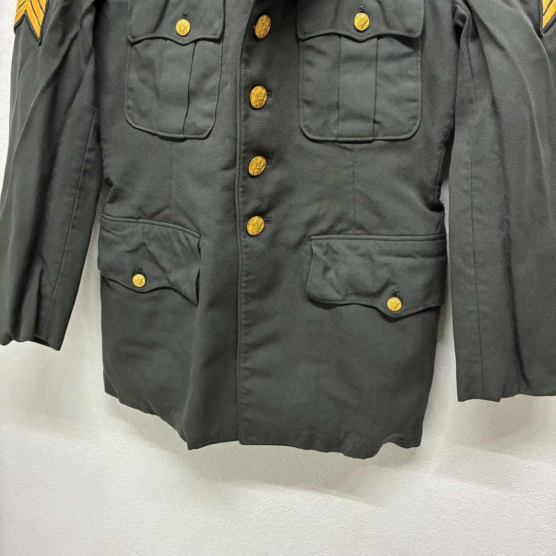 Vintage 1960s (1967) US Army AG-44 Wool Serge Class A Service Coat/Jacket, Foto 3 von 5