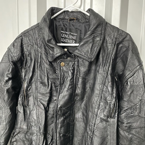 Vintage 80s-90s Italian Stone Design Navarre Leather Company