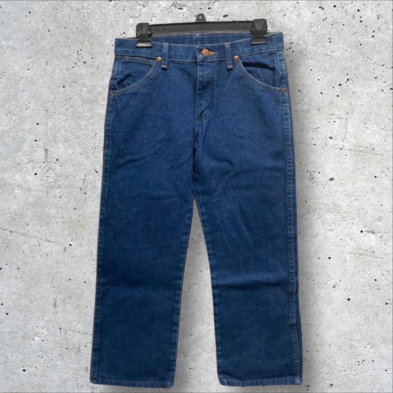 Wrangler Western Classic Blue Denim Cowboy Cut Jeans // 12 Boy image 1