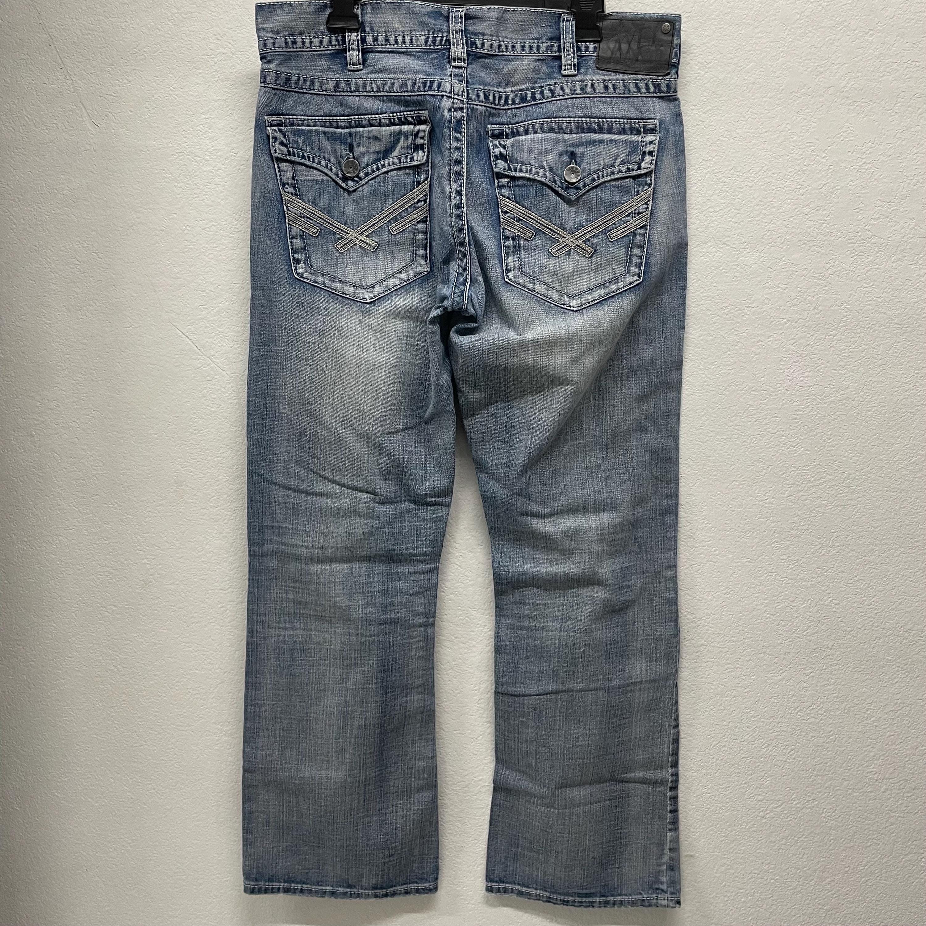T.K. Axel Wolcott Vintage Bootcut Distressed Jeans Size 33x32 - Etsy