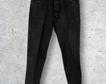 Wrangler Men's Shadow Black Cowboy Cut Original Fit Jeans 13MWZWK // 38x30