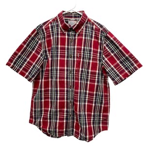 Carhartt Relaxed Fit Plaid Multicolor Button Down Shirt Size L