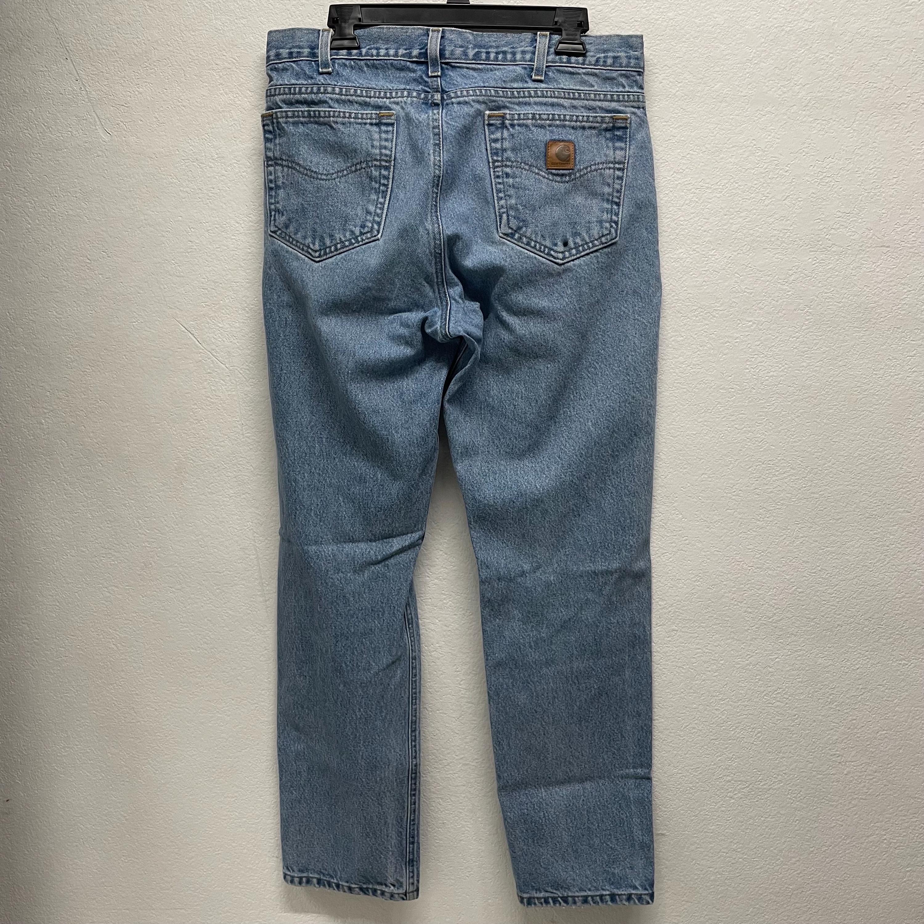 Carhartt B18 STW Traditional Fit Stonewash Jeans // 34x32 - Etsy