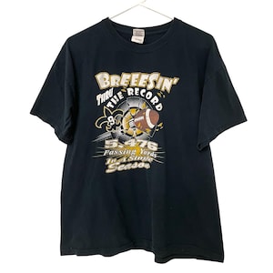 Vintage Y2K-90s Drew Brees New Orleans Saints Football T Shirt // L