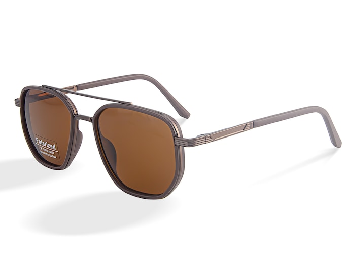 Polarized Aviator Sunglasses - UV400 Protection, Driving Fishing Outdoor Glasses for Men Women