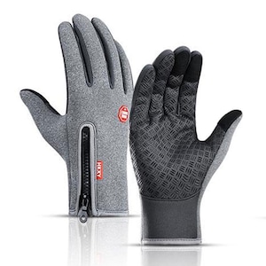 Handmade Waterproof Touchscreen Gloves, Winter Outdoor