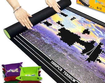 Black Extra-Large Puzzle Mats – More Space, More Comfort!