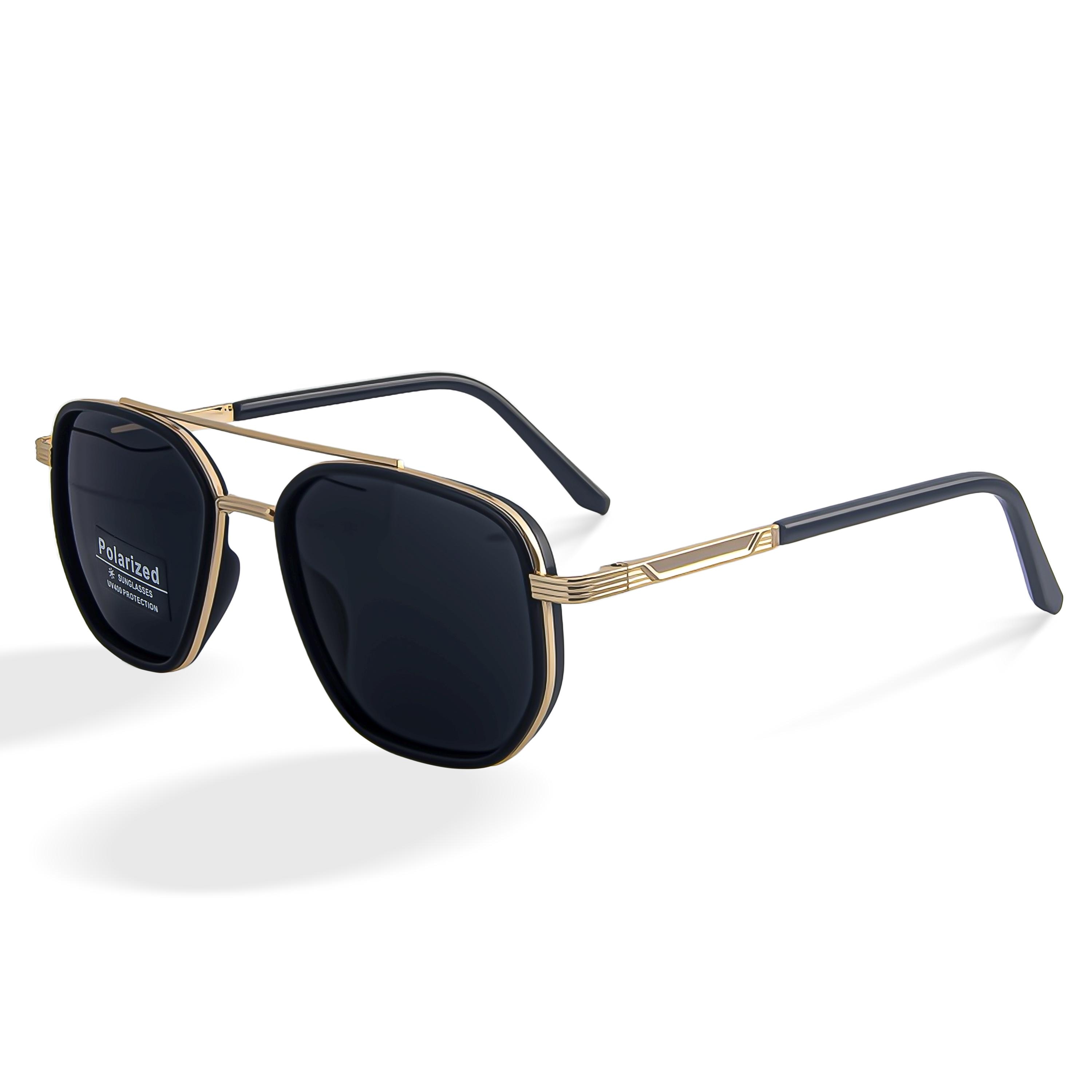 Polarized Aviator Sunglasses - UV400 Protection, Driving 