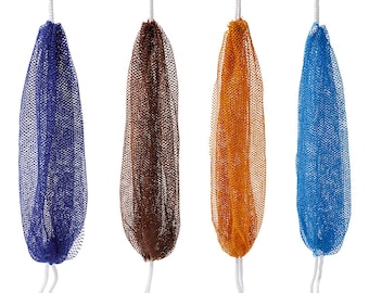 Esponja de red africana: exfoliante largo para baño y hogar