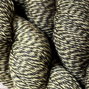 Plant Dyed Black Tea and Coffee Marled Sock Yarn, Merino & Peruvian Highland Wools/ Nylon, Hand Dyed, 100GM, Fingering, Soft and Luxurious image 5