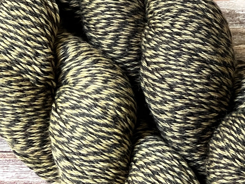 Plant Dyed Black Tea and Coffee Marled Sock Yarn, Merino & Peruvian Highland Wools/ Nylon, Hand Dyed, 100GM, Fingering, Soft and Luxurious image 5