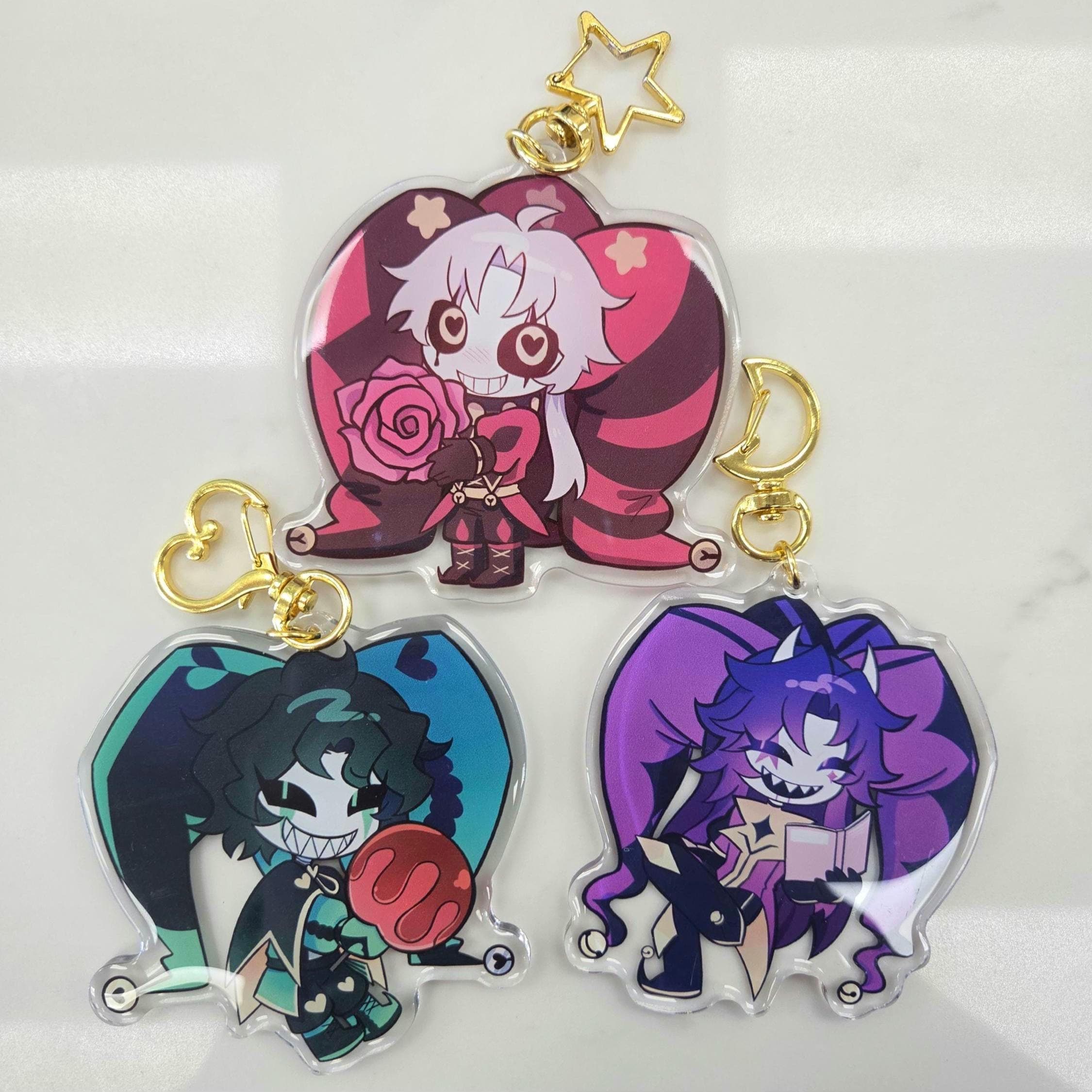 The Freak Circus Keychains - Etsy