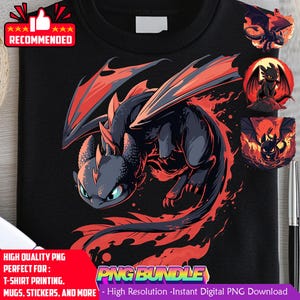 toothless png | toothless tshirt design | toothless bundle