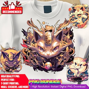 meowth png | meowth tshirt design | meowth bundle