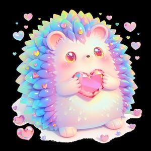 Hedgehog PNG Bundle: Sublimation Design, T-Shirt Graphics (Digital Download)