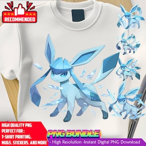 glaceon png | glaceon tshirt design