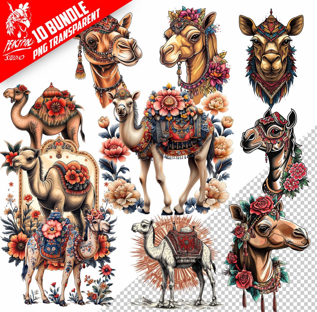 Old School Camel Tattoo Clipart, 10 Png Traditional Tattoo Art, Retro ...