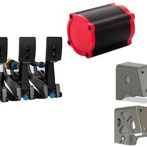 Juego de adaptadores de montaje para pedales Simlab XP1 Simagic P-HPR / Reactor de pedales hápticos