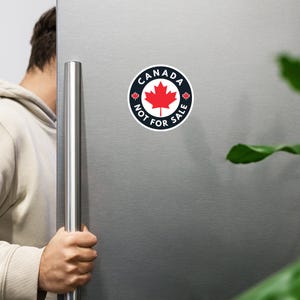 Kanada Not For Sale Magnet - Bold Maple Leaf Design - Kühlschrankmagnet