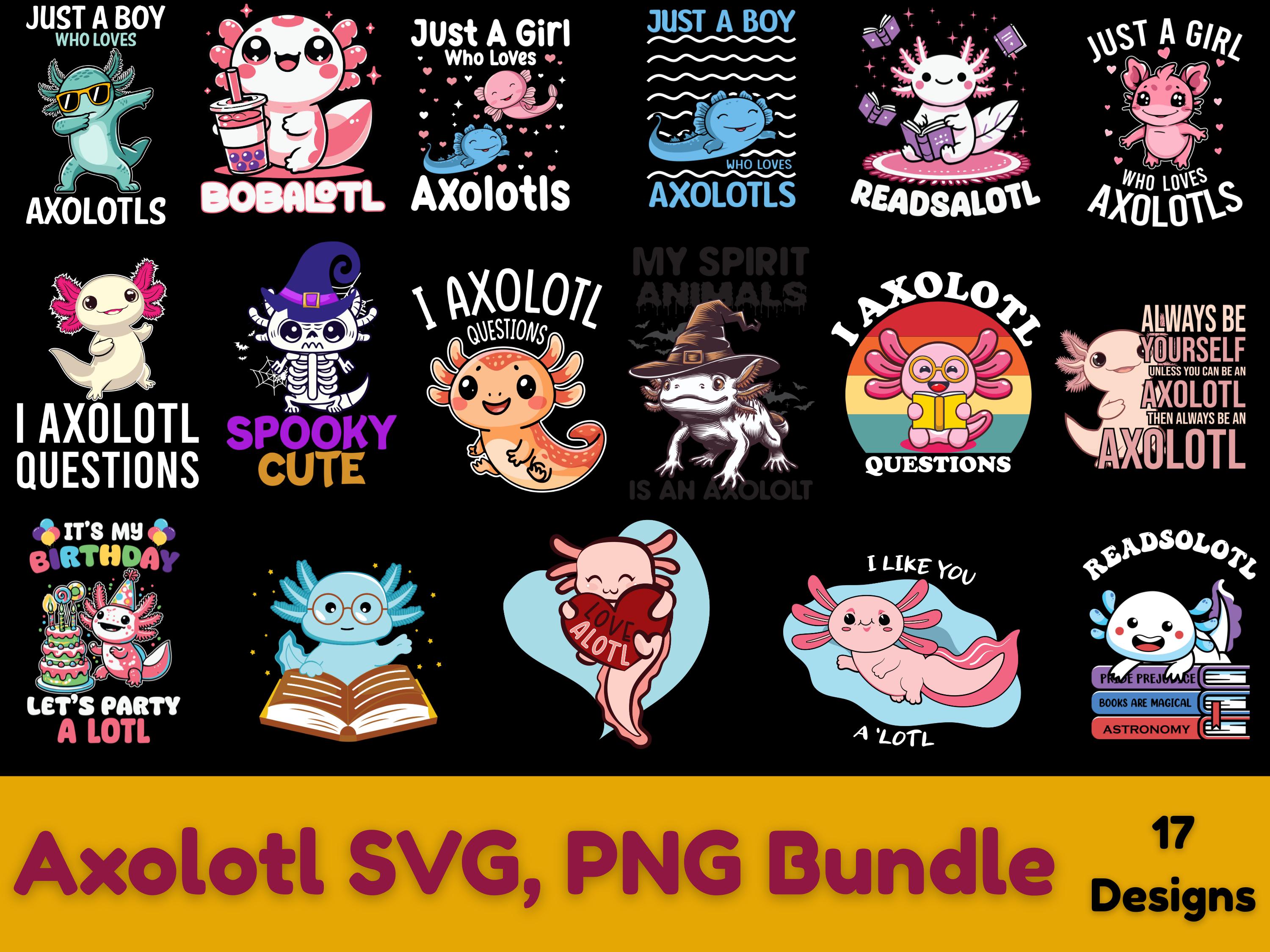 Axolotl svg, axolotl svg bundle, axolotl png, axolotl png bundle, Axolotl Sublimation, Axolotl Shirt, Axolotl Graphics