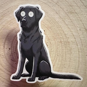 Pegatina de Brody Baxter para labrador negro / Homenaje conmemorativo a tu mascota / Vinilo impermeable para perro (7,6 cm) / Laptop, botella de agua, auto