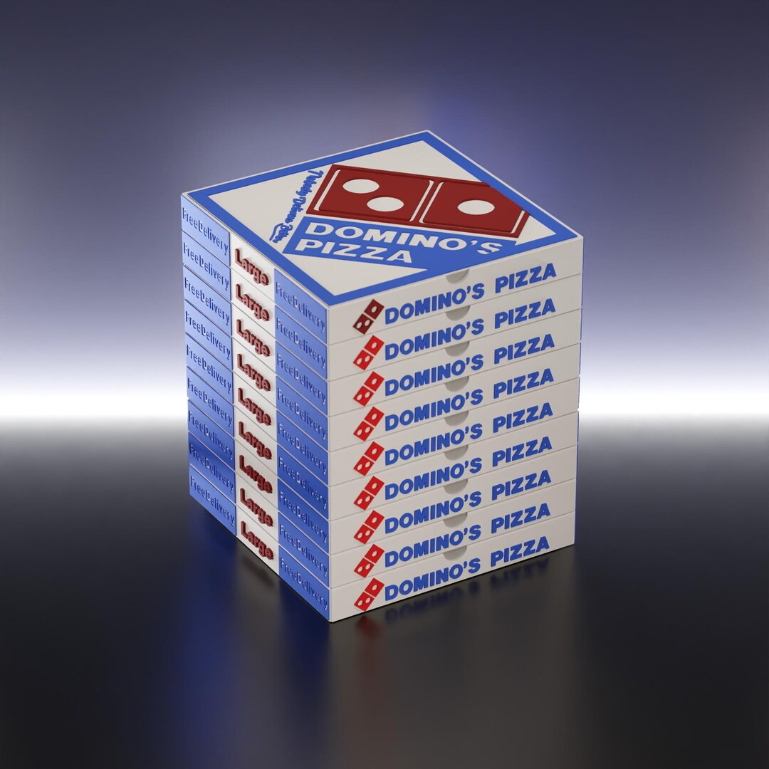 3D Printed Pizza Stack Deck Box: TMNT Inspired, Double Sleeved ...