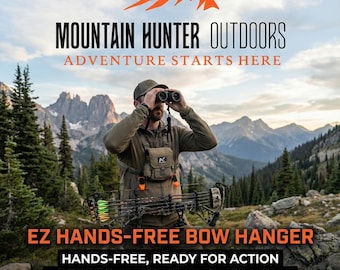 The Bow Hanger EZ - A mobile molle based binoculars harness adapter for your bow