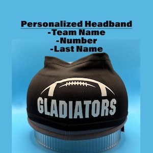 Custom Sports Headband, Personalized Sports Headband, Team Sweat Headband