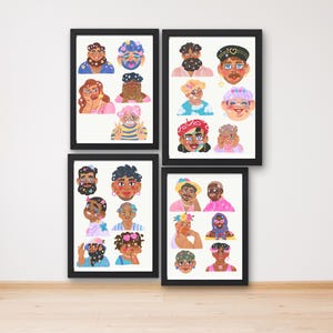 Whimsical Queer Art Prints | Playful Colorful LGBTQ+ Wall Art | Pride Home Decor | Digital Download | Inclusive Modern Printable Artwork