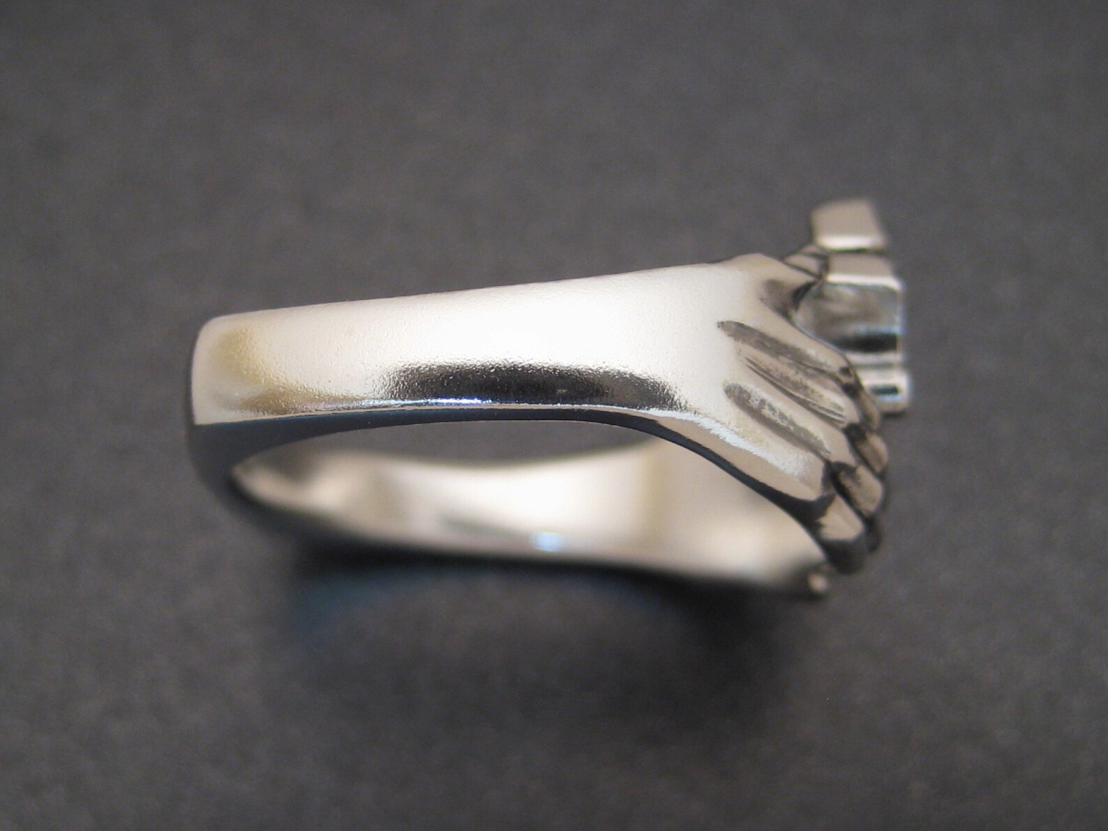 Sterling Jigsaw Puzzle Ring Etsy