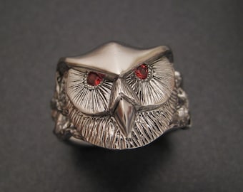 Sterling Silver Owl Ring