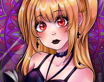 Misa Amane Death Note - 11"x14" Poster Print