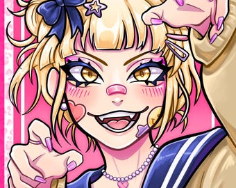 MHA Himkio Toga Print - 11in *14in