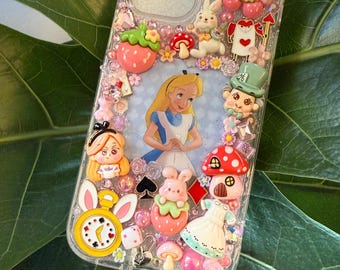 Alice im Wunderland kundenspezifische Telefonhülle für iPhone, Samsung und jedes Modell