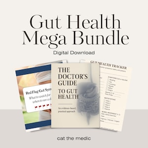Gut Health Mega Bundle: eBook, Tracker & Reset Plan with Red Flag Printable Pack – Complete Digestive Health Kit