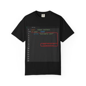 Extrem cooles Code-Snippet-T-Shirt | Programmiererhumor, Retro-Terminal-Design