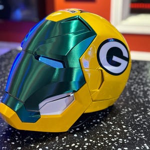 green iron man helmet motorcycle Motorcycle Ironman Helmet